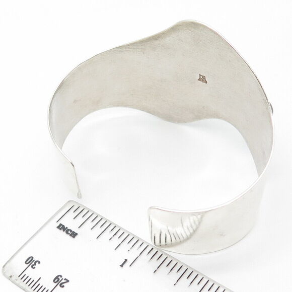 JAY KING DESERT ROSE TRADING Sterling Silver Vintage Real Pearl Bracelet 6.75" - Picture 2 of 8